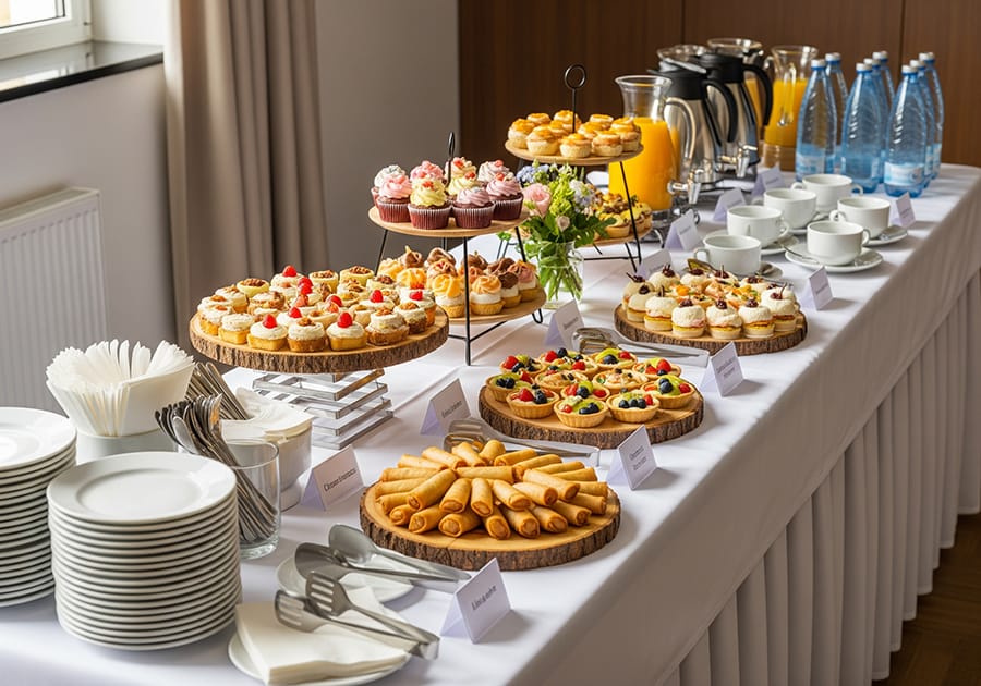 Cách bày bàn tiệc trà đẹp và chuyên nghiệp - Hướng dẫn chi tiết từ A-Z 5 tea break buffet
