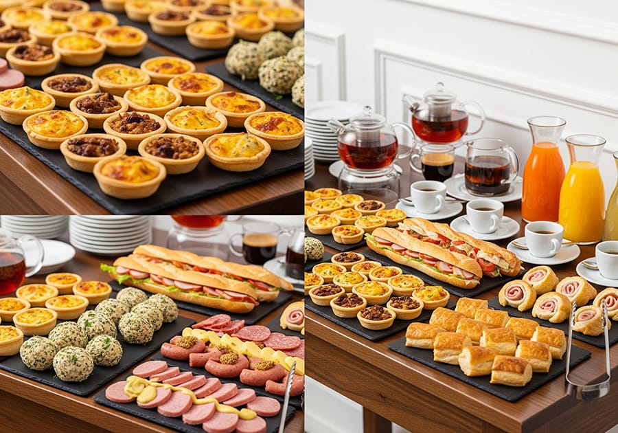 Các loại bánh teabreak - Menu đa dạng cho tiệc hoàn hảo 4 tiec teabreak man 2