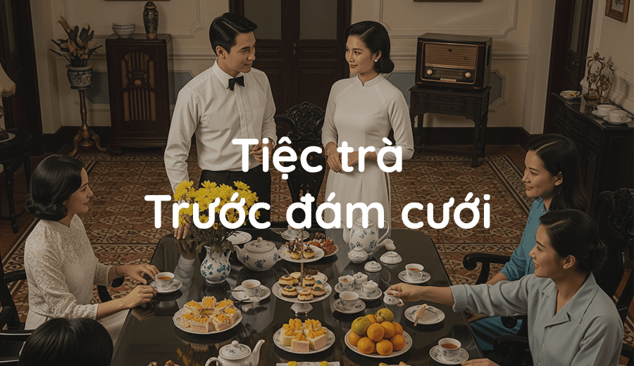 Dịch vụ tiệc trà trước đám cưới ý nghĩa tại TP.HCM 1 tiec tra truoc dam cuoi