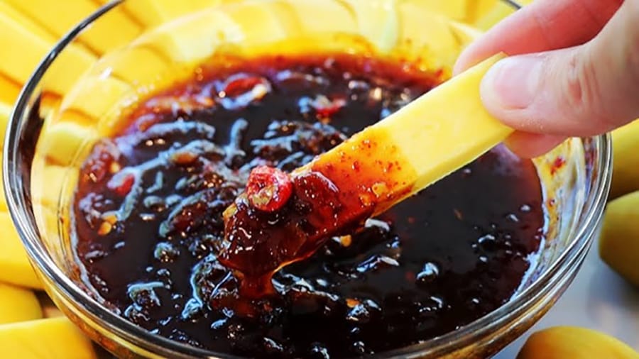 Sốt chấm trái cây – Nghệ thuật nâng tầm hương vị 2 nuoc sot trai cay