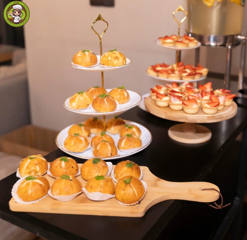 Tiệc trà chiều văn phòng TPHCM - Nâng cao năng suất làm việc 5 finger food teabreak 3